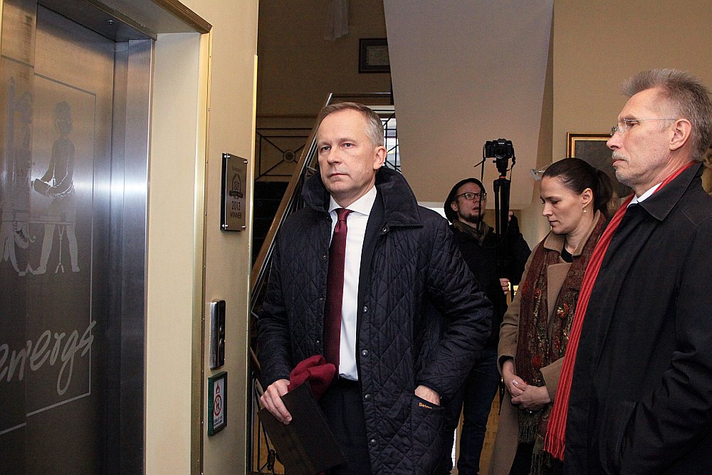 Kukuļņemšanā aizdomās turētais Latvijas Bankas prezidentS IlmārS Rimšēvičs.
