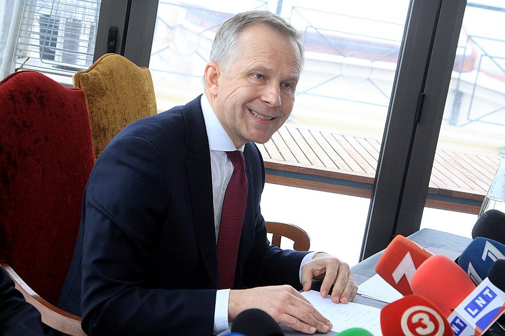 Latvijas Bankas prezidents Ilmārs Rimšēvičs.