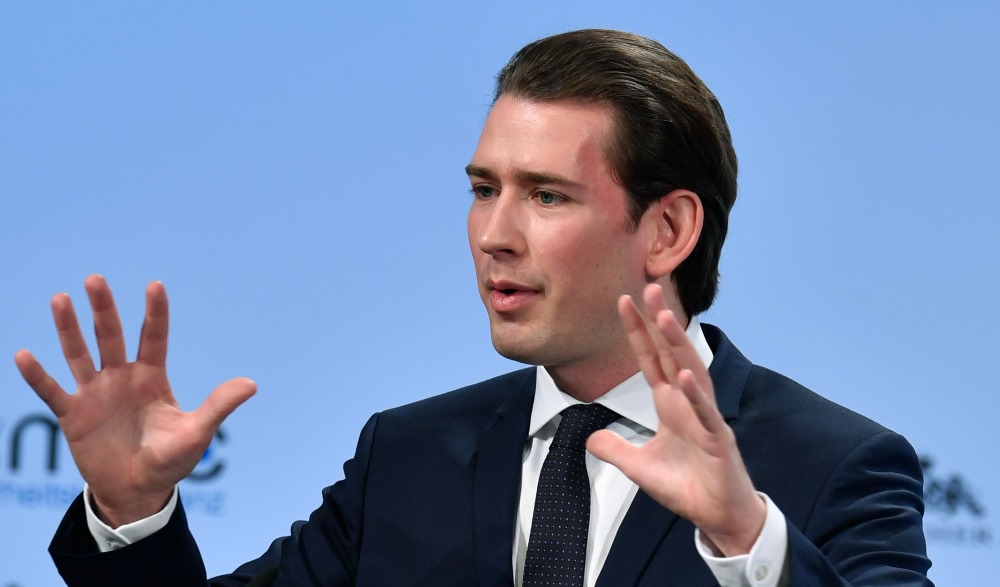 Austrijas kanclers Sebastians Kurcs.