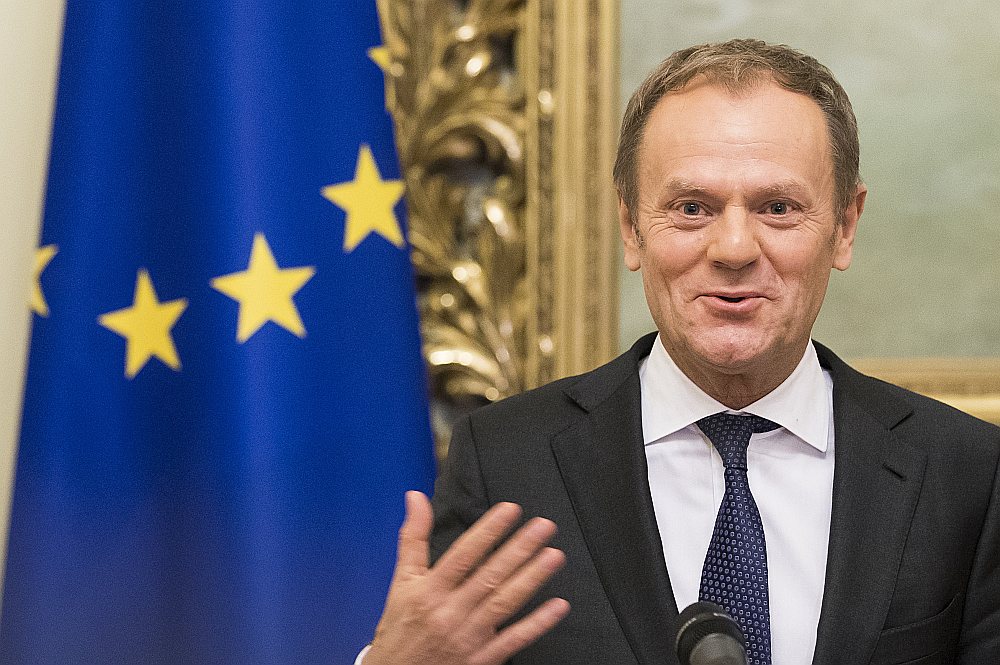 ES Padomes priekšsēdētājs Donalds Tusks.