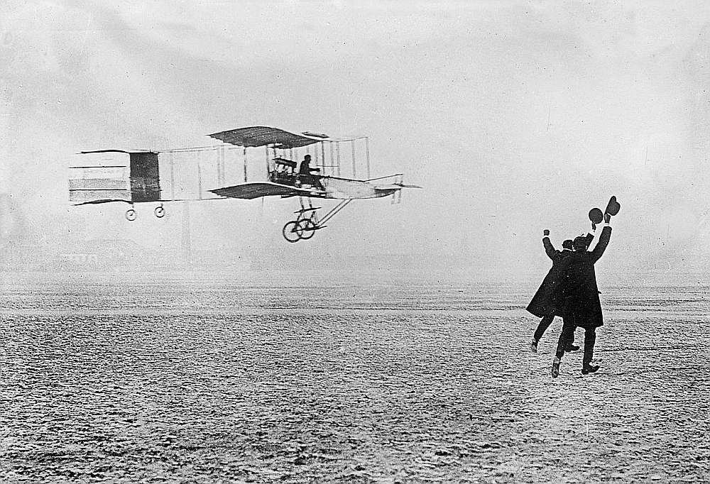 Farmana–Vuazēnu aeroplāns 1908. gadā.