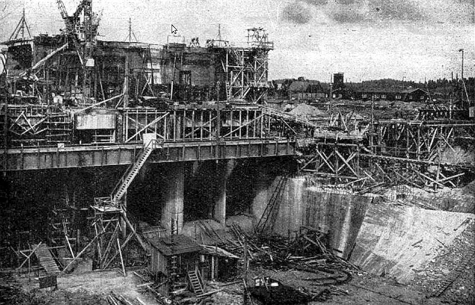 Ķeguma būvbedre 1938. gadā.