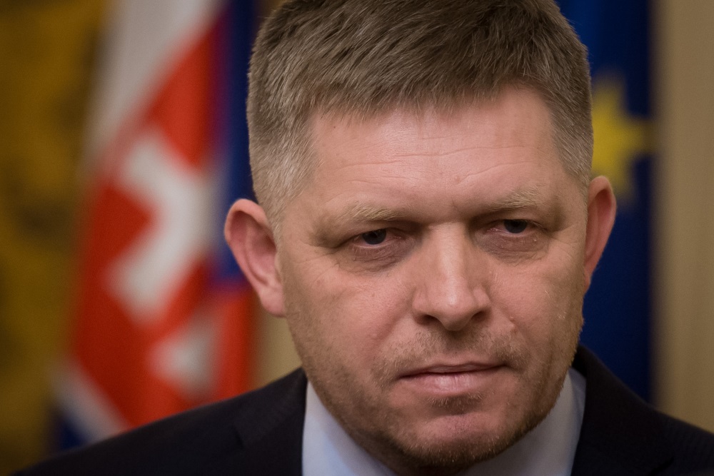 Slovākijas premjerministrs Roberts Fico paziņo par atkāpšanos, 14.03.2018.