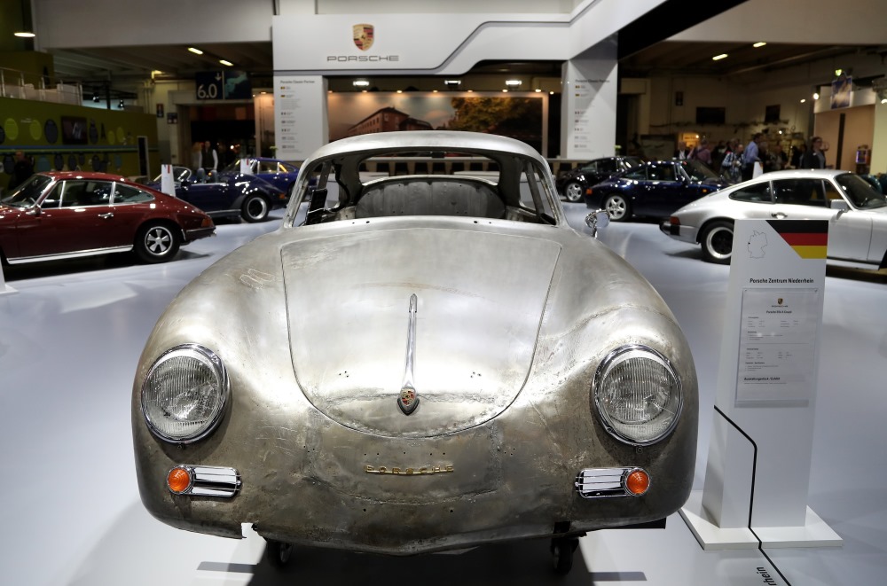 Porsche 356 A kupeja – jaunais ”vintage” modelis, izstādē Esenē, Vācijā, 21.03.2018.