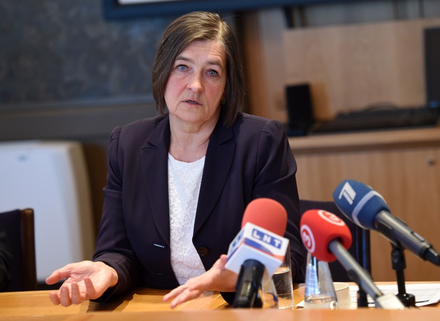 Latvijas Bankas prezidenta vietniece Zoja Razmusa.