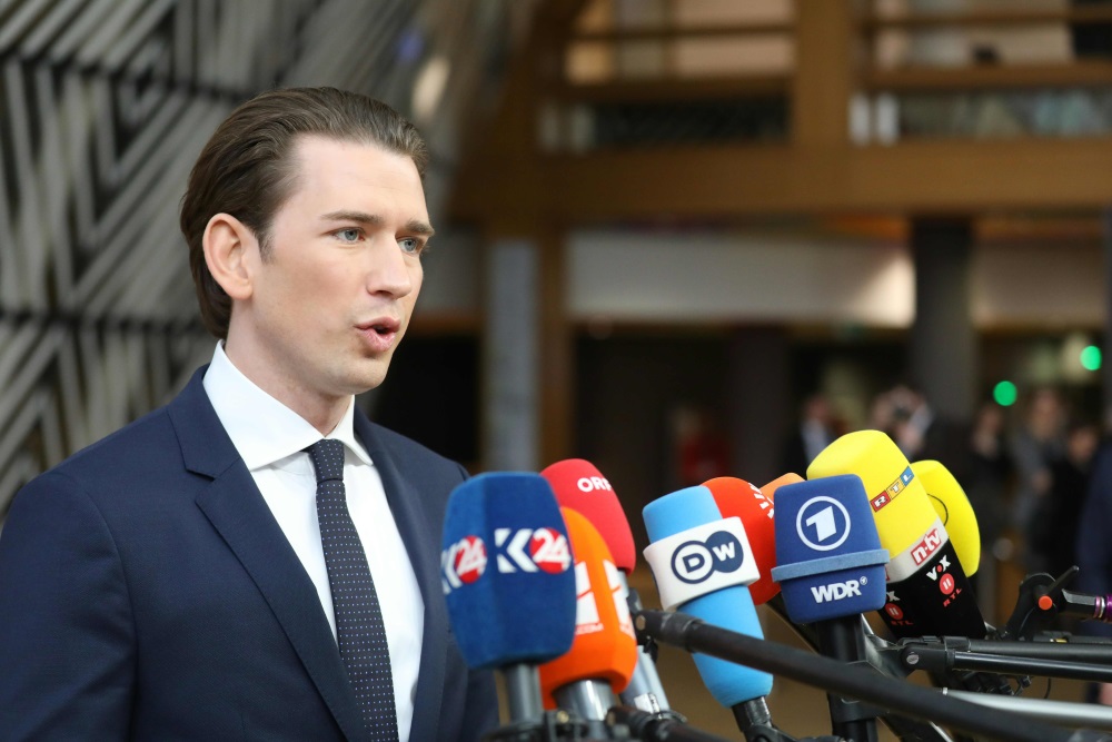 Austrijas kanclers Sebastians Kurcs.