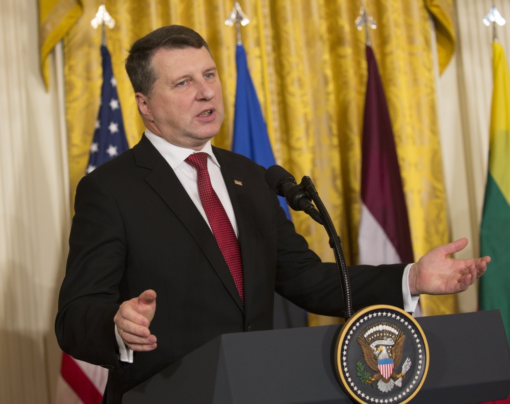 Latvijas prezidents Raimonds Vējonis vizītē ASV, 03.04.2018.