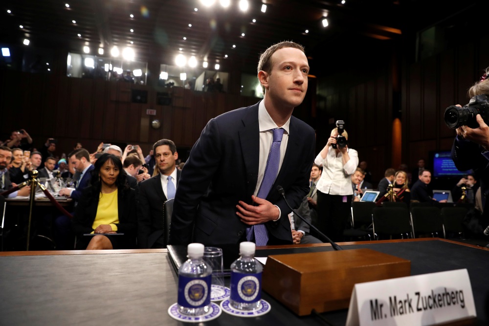 “Facebook” uzņēmuma vadītājs Marks Zakerbergs.