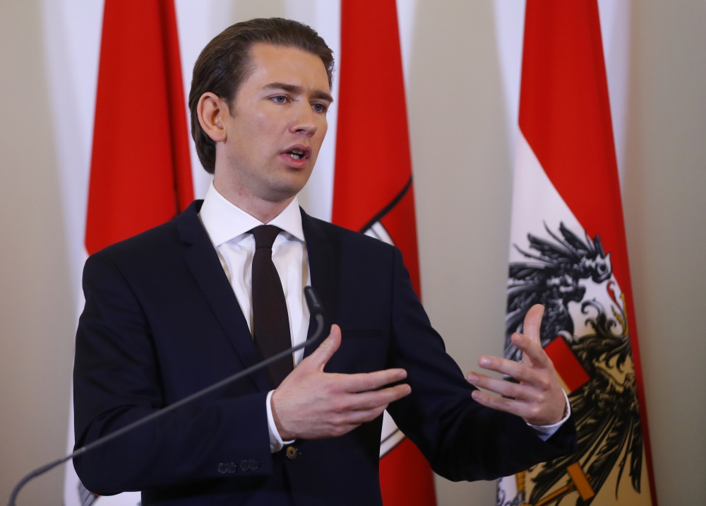 Austrijas kanclers Sebastians Kurcs.