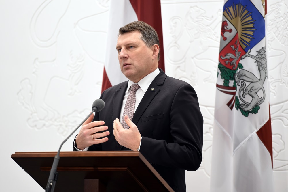 Valsts prezidents Raimonds Vējonis.