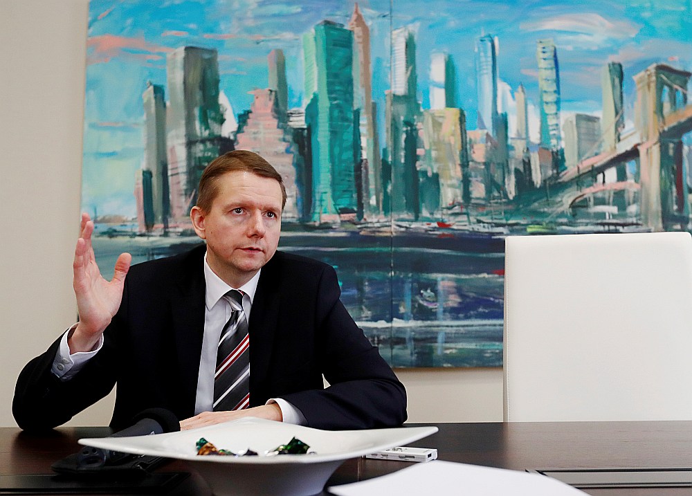 Arhīva foto. FKTK vadītājs Pēters Putniņš.