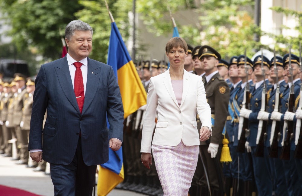 Igaunijas prezidente Kersti Kaljulaida vizītē Ukrainā, 22.05.2018.