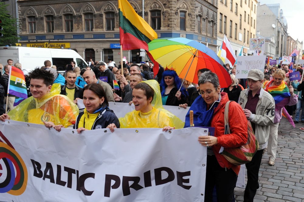 Arhīva foto. “Baltijas praids” 2012.gadā Rīgā.