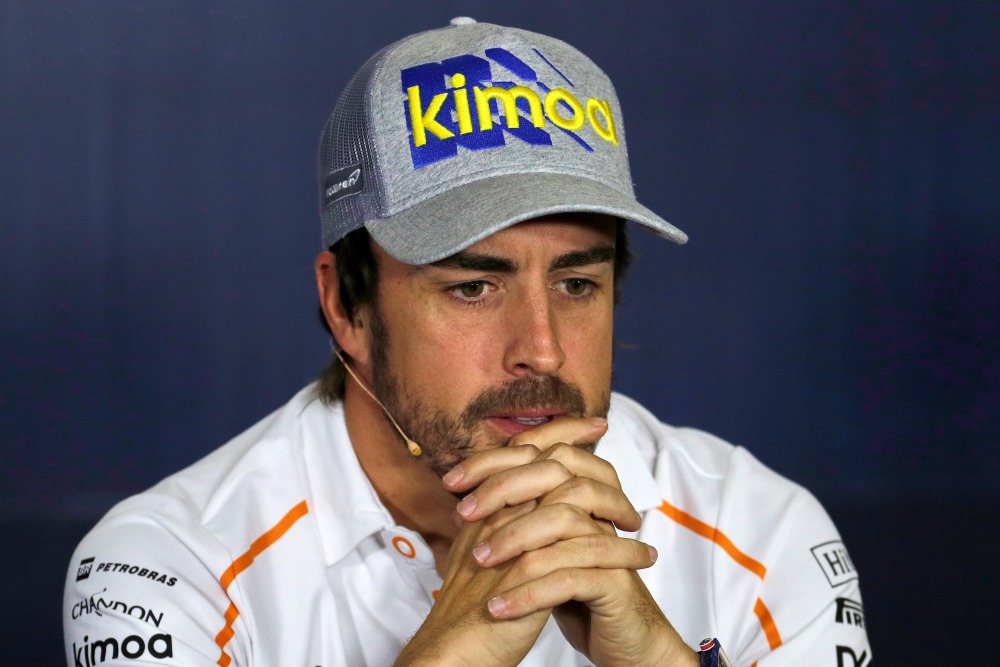 Divkārtējais pasaules čempions Fernando Alonso, 10.05.2018.