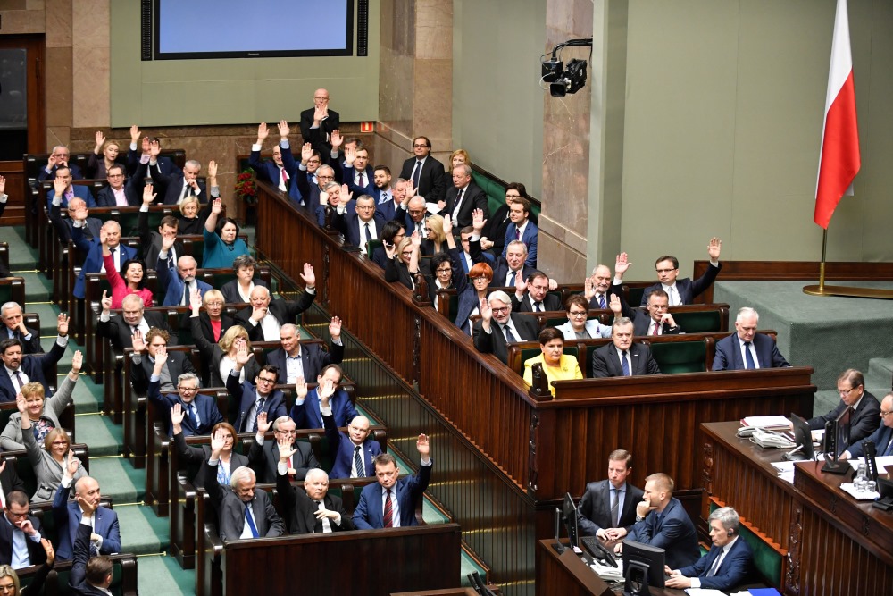 Arhīva foto. Polijas parlaments.