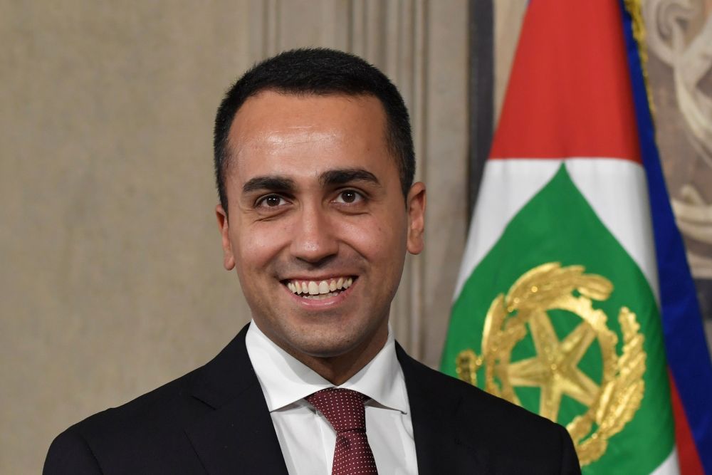 Pieczvaigžņu kustības līderis Luidži Di Maio.