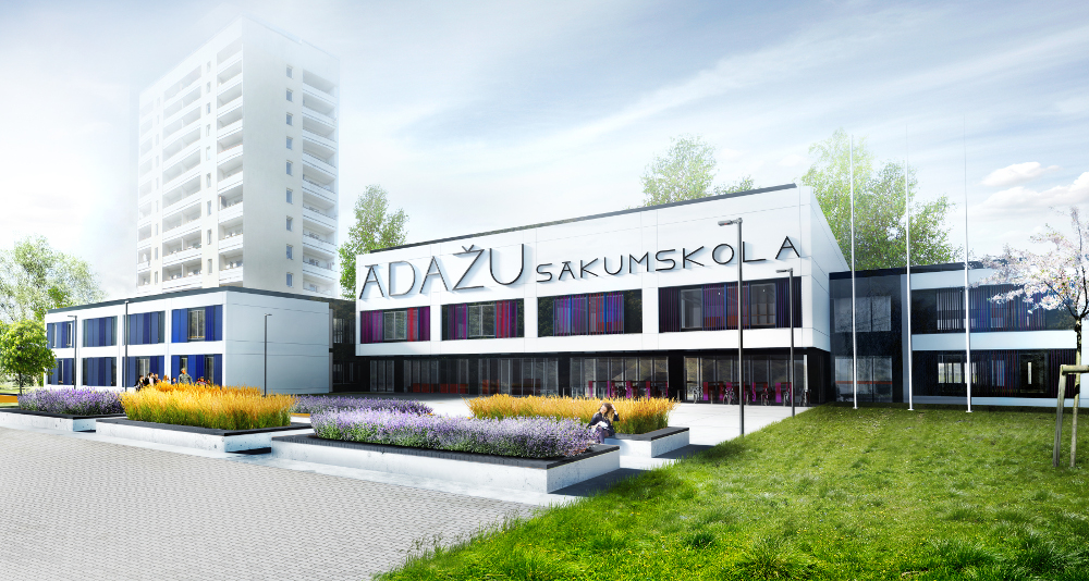 Vizualizācija. Publicitātes (Ādažu novada dome) attēls.