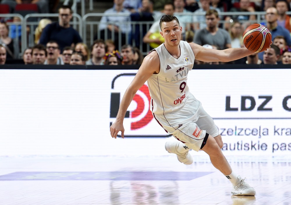 Basketbolists Dairis Bertāns.