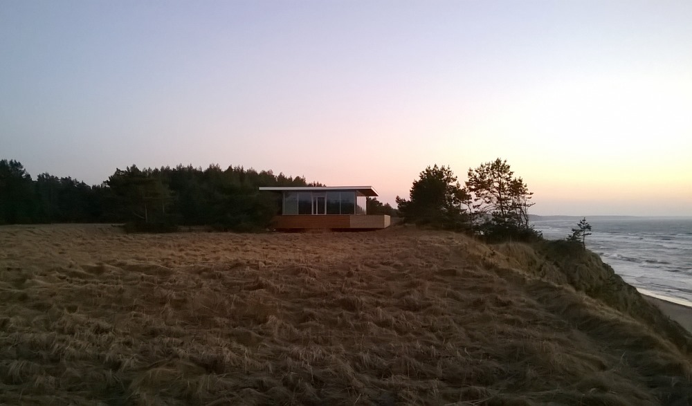 “Māja-kuģis” Pāvilostā, Sakas pagastā jūras krastā, 2018.