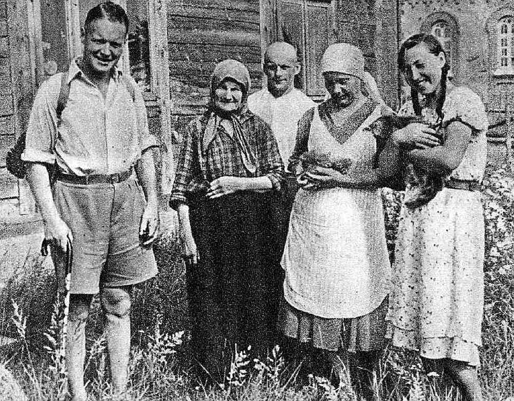 Vilhelms Munters (1898 – 1967) Latvijas apceļojuma laikā 1938. gadā.