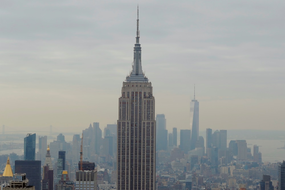“Empire State Building” debesskārpis Ņujorkā, ASV, 2018.