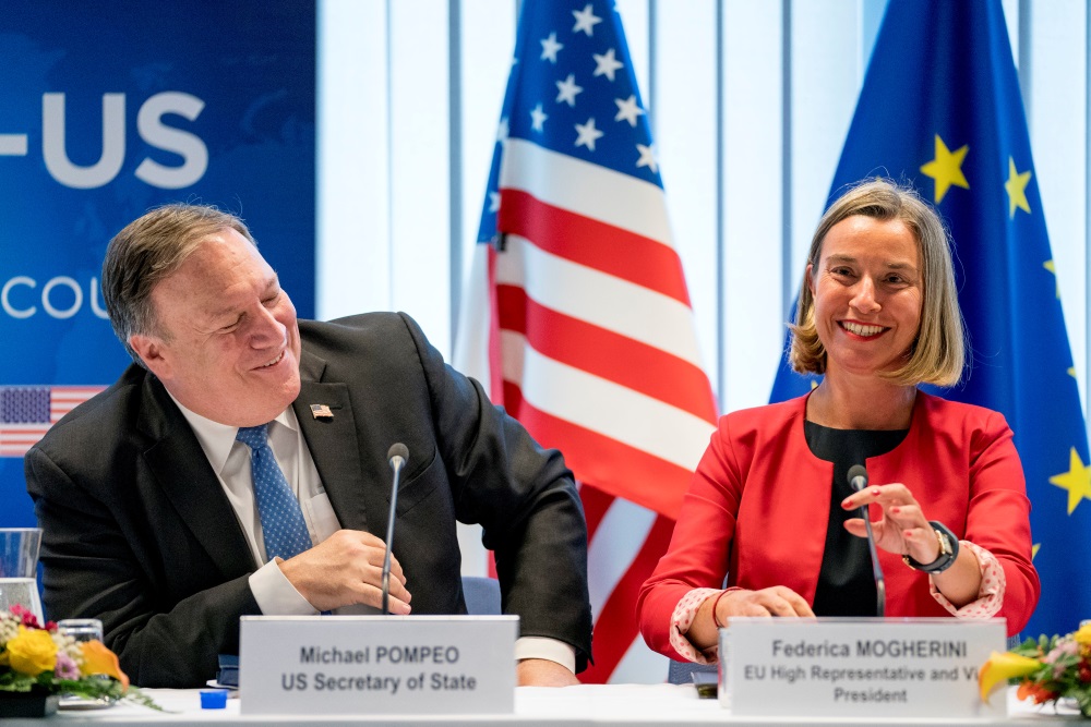 ASV valsts sekretārs Maiks Pompeo.