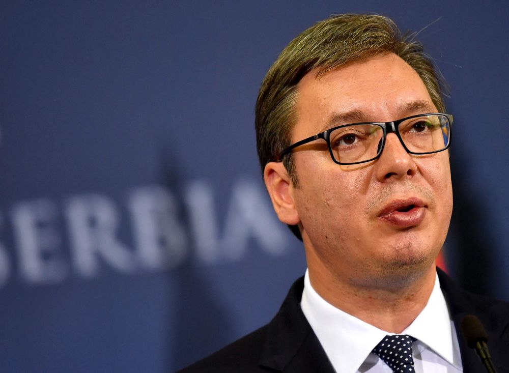 Serbijas prezidents Aleksandrs Vučičs