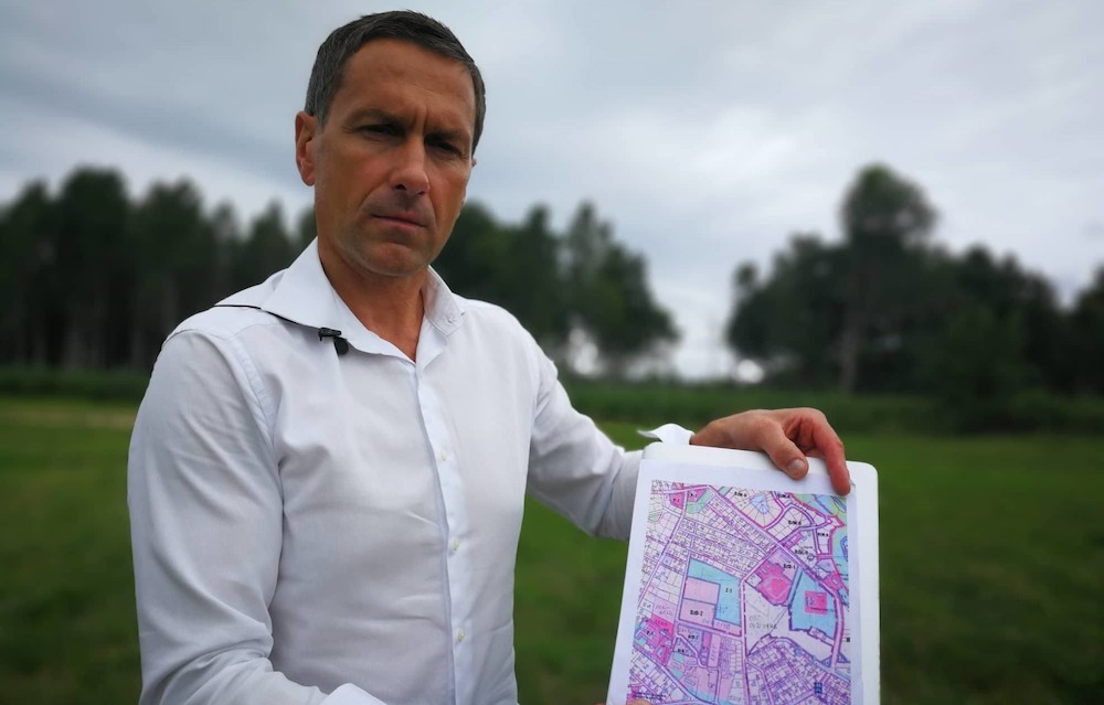 Siguldas novada domes priekšsēdētājs Uģis Mitrevics. Foto: Uldis Āboliņš, LNT Ziņas, skaties.lv