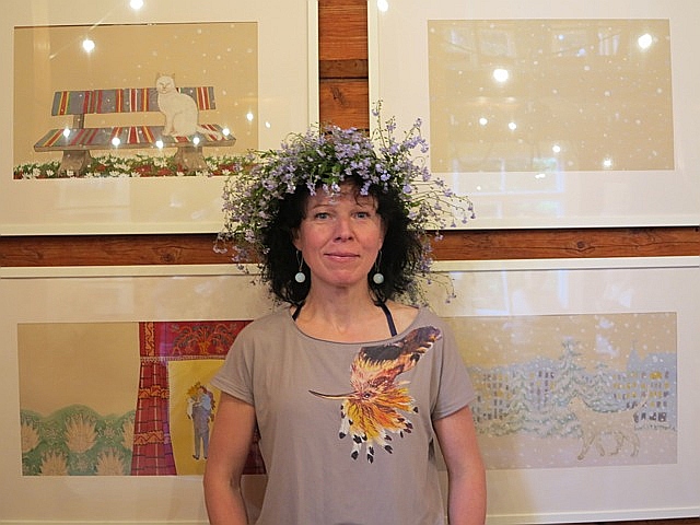 Māksliniece Ieva Jurjāne.