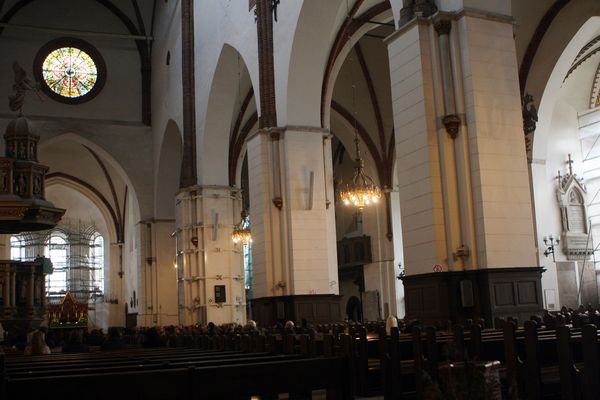 Rīgas Doma baznīcas centrālais joms.