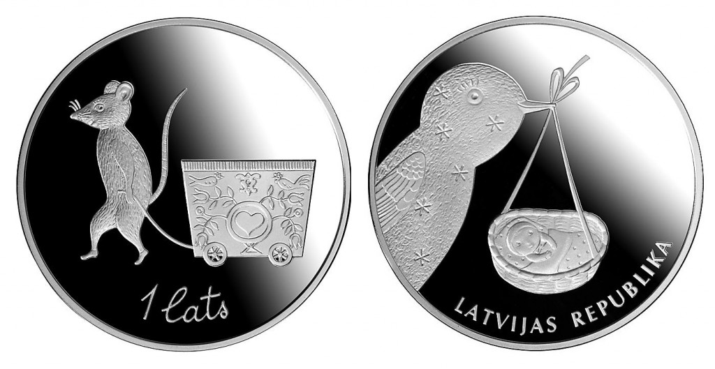 Latvijas gada monēta pērn – “Šūpuļa monēta” | LA.LV