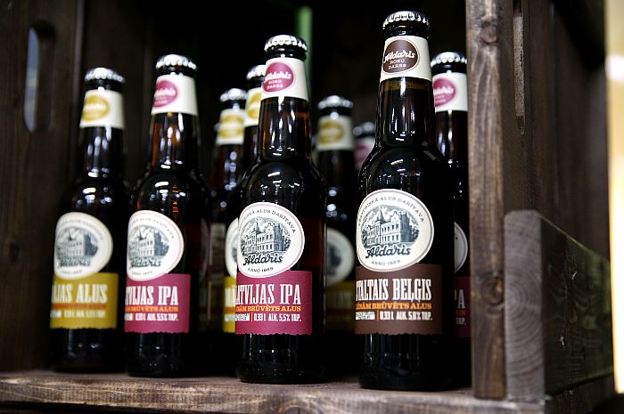 “Aldara” trīs ekskluzīvo alus šķirņu prezentācijas pasākums, atklājot vēsturisko alus darītavu.