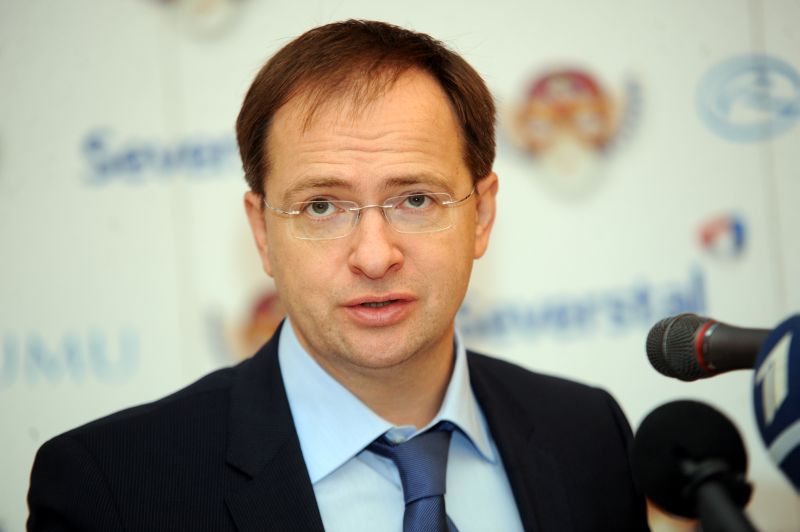 Krievijas Federācijas kultūras ministrs Vladimirs Medinskis