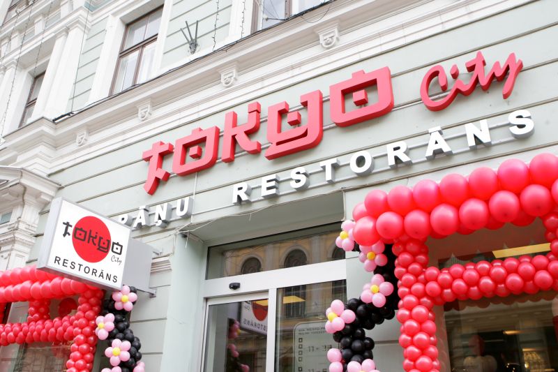 Restorāns “Tokyo city” atklāšanas dienā.
