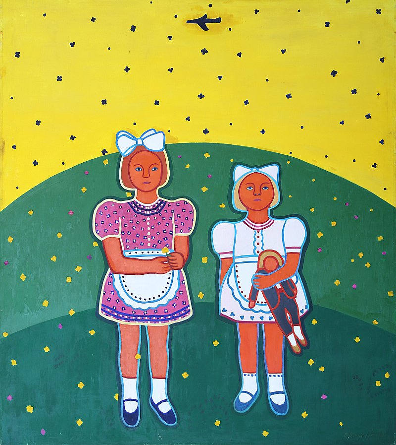Daina Dagnija. 1944. gada vasara. 1980, audekls, eļļa, 188×169 cm.