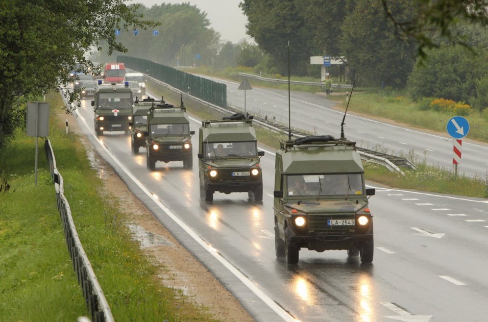 Bruņotajos spēkos notiek kaujas gatavības pārbaude. 2016. gada augustā.