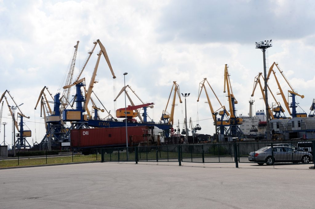 Skats uz Rīgas brīvostu
