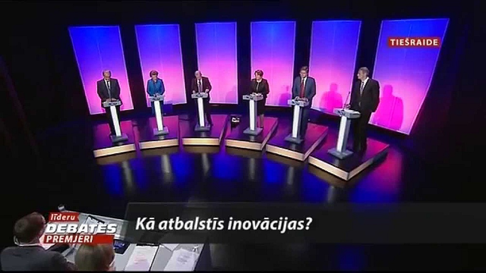 Viena no populārākajām politiķu diskusijām pirms 12. Saeimas vēlēšanām bija LNT rīkotās “Līderu debates. Premjeri”. Tomēr, kā norāda eksperti, šādu pārraižu sagatavošana prasa ievērojamus resursus un ar reklāmas ieņēmumiem vien to nosegt neesot iespējams. Tādēļ televīzijas cer uz valsts atbalstu arī pirms 13. Saeimas vēlēšanām.