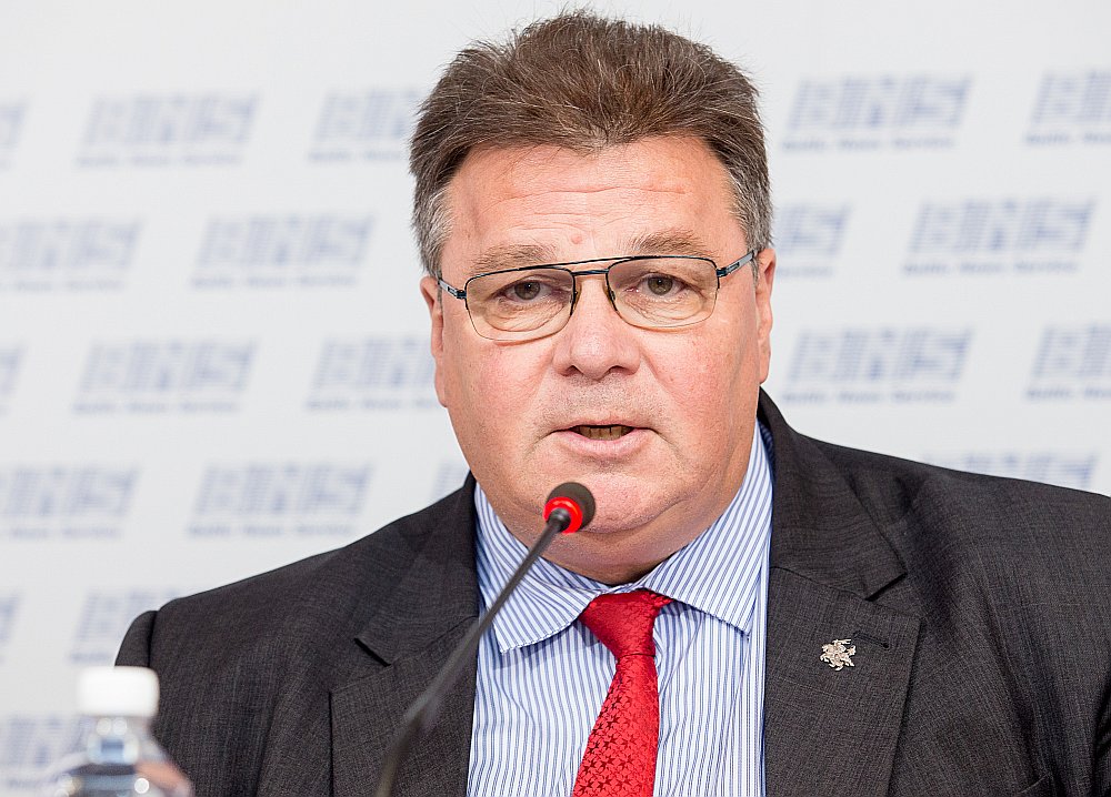 Lietuvas ārlietu ministrs Lins Linkevičs