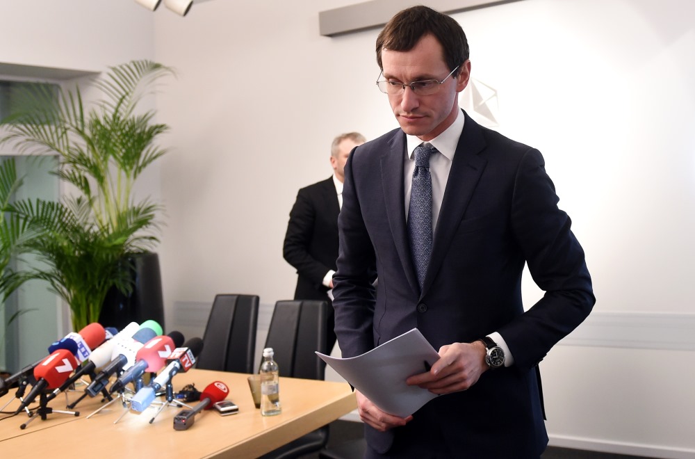 “ABLV Bank” valdes priekšsēdētājs Vadims Reinfelds.