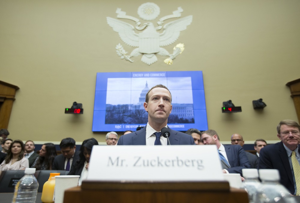 Facebook dibinātājs Marks Zakerbergs ASV, 11.04.2018.