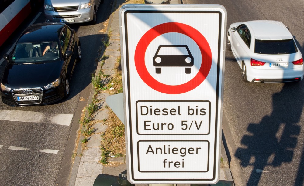 Hamburgā daļējs aizliegums dīzeļauto, 31.05.2018.