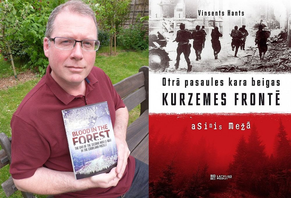 “Vēlējos apceļot Kurzemi, lai pēc tam varētu angļu publikai izstāstīt, kas Otrā pasaules kara laikā notika vienā vai otrā vietā,” teic BBC žurnālists Vinsents Hants, grāmatas “Blood in the forest” (“Asinis mežā”) autors. “Es sapratu, ka Kurzemes fronte bija kas līdzīgs Pirmā pasaules kara ellei, saspiestai ap 200 km posmā.”