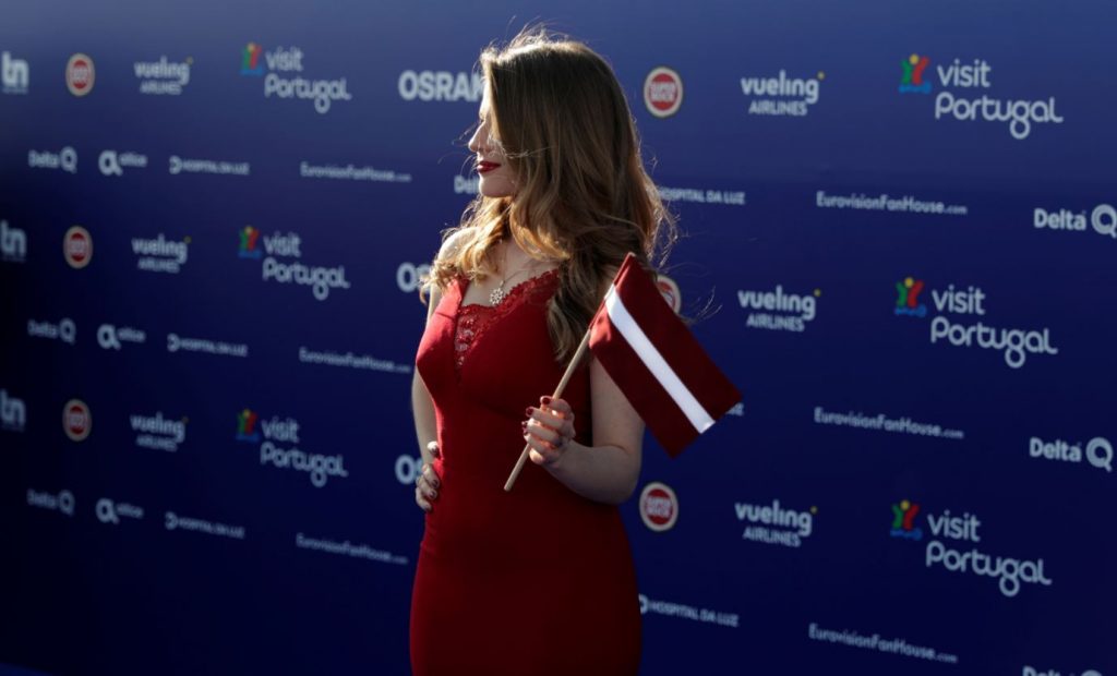 Dalībniece Laura Rizzotto no Latvijas