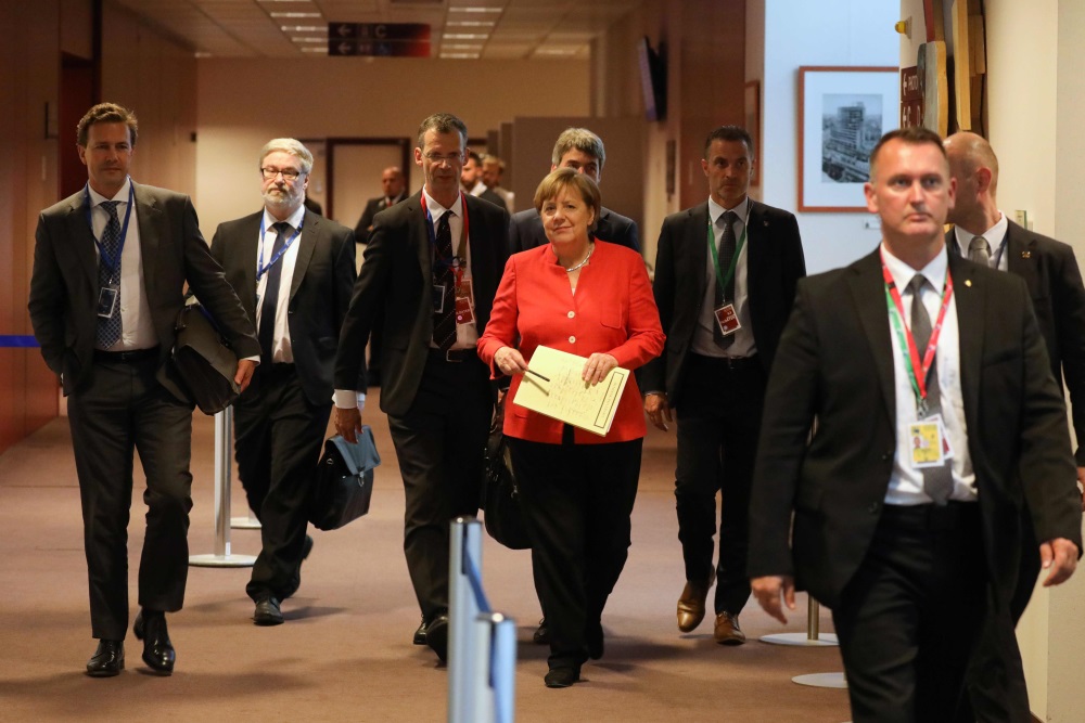 Vācijas kanclere Angela Merkele samitā Briselē, 29.06.2018.