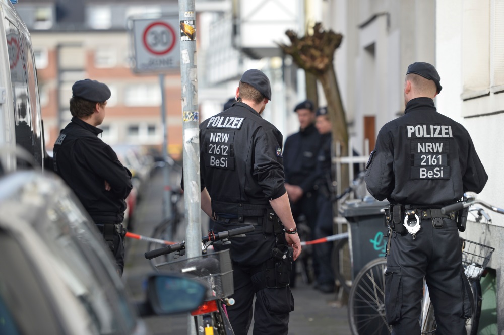 Vācijas policija.