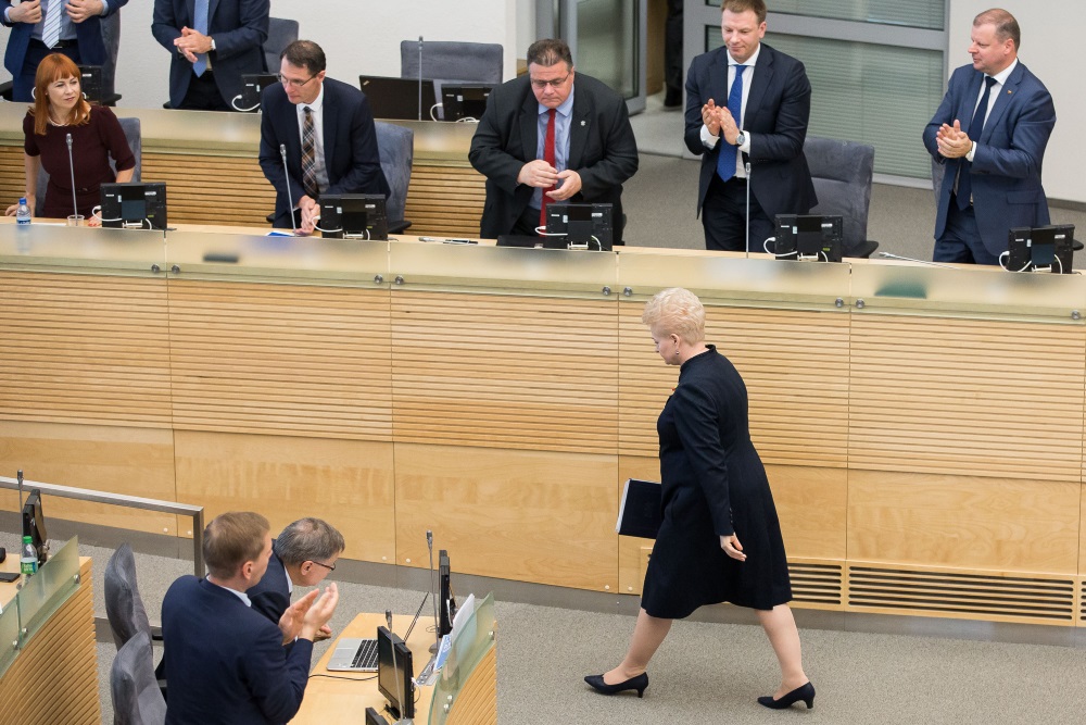 Lietuvas prezidente Daļa Gribauskaite, 12.06.2018.