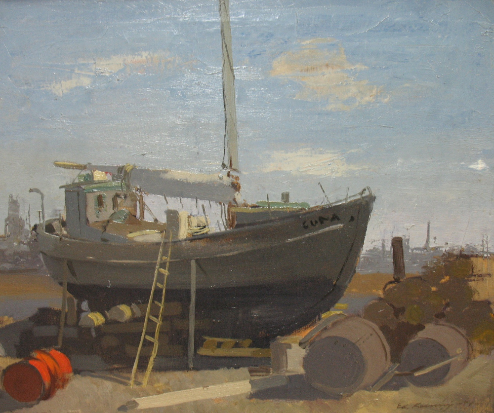 Eduards Kalniņš, “Osta”, 1940. gads.
