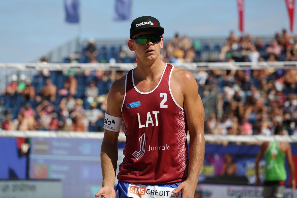 Jānis Šmēdiņš šovasar Eiropas čempionātā Jūrmalā.