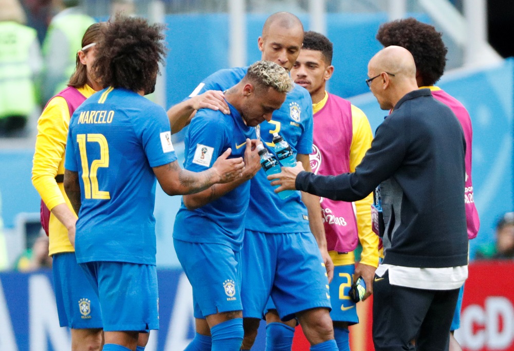 Brazīlijas futbola izlase PČ Krievijā, 22.06.2018.